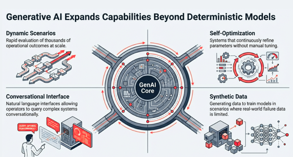 Generative AI Expands Capabilities Beyond Deterministic Models