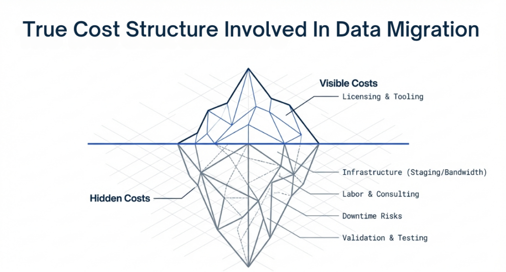 True Cost Structure Involved in Data Migration