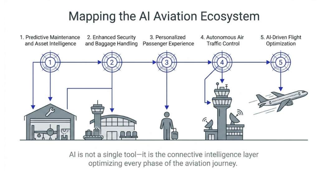 How AI Is Transforming Aviation: Top 5 Use Cases
