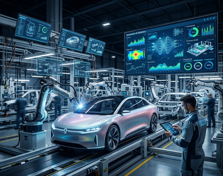 Automotive AI in 2026: Statistics on SDV Adoption, Smart Factories, and Enterprise Scaling
